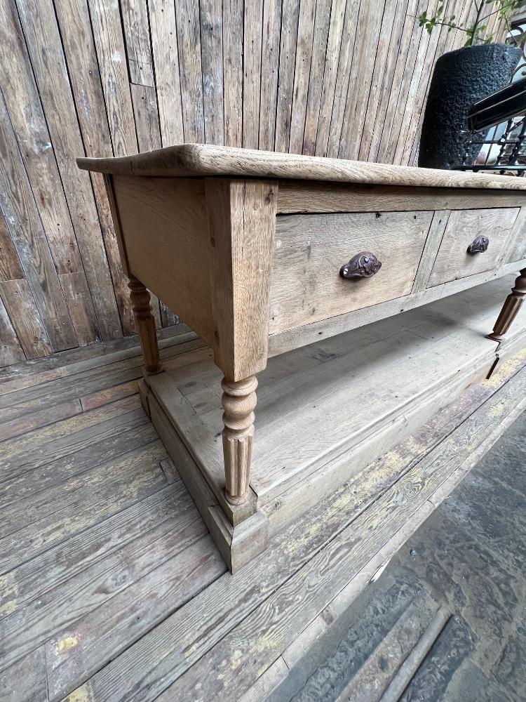 Large silk table, early 20th century 