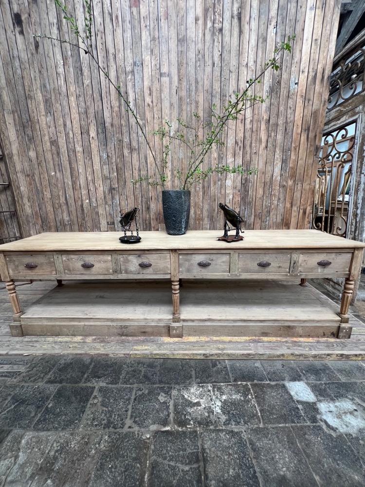 Large silk table, early 20th century 