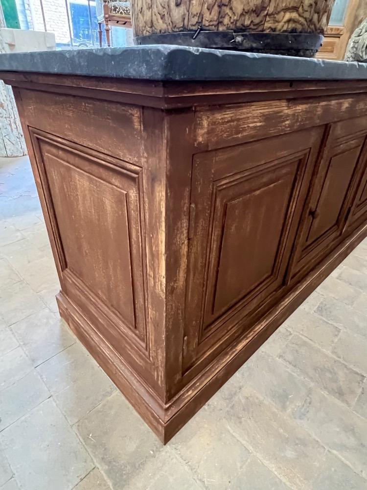 Long sideboard, 19th century 
