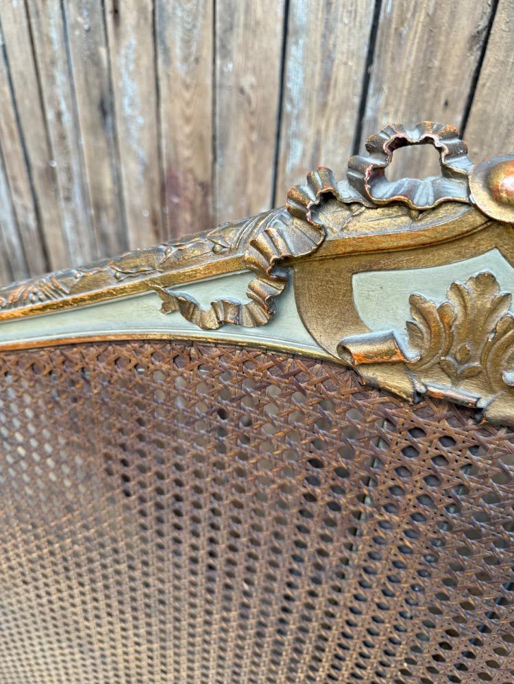Louis XVI style alcove sofa, late 19th century 