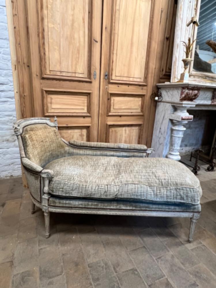 Louis XVI style meridian, late 19th century