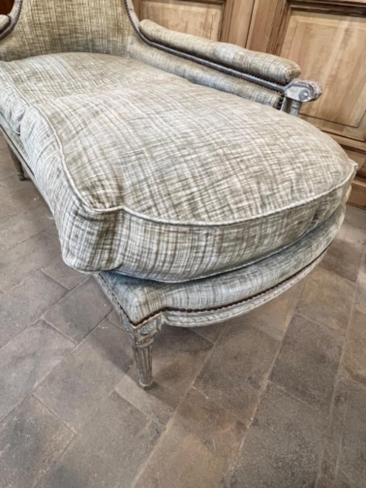 Louis XVI style meridian, late 19th century