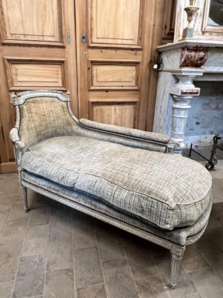 Louis XVI style meridian, late 19th century