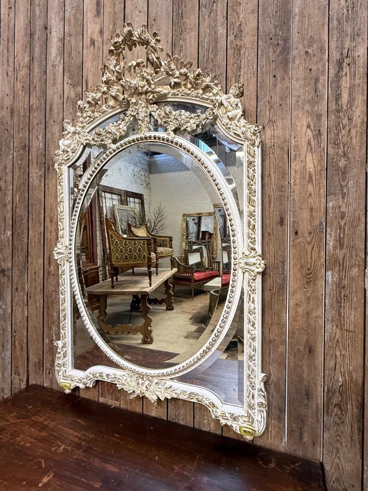 LOUIS XVI STYLE MIRROR, EARLY 20TH CENTURY