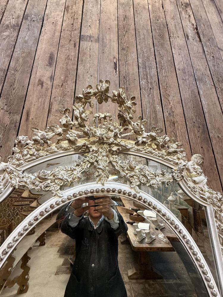 LOUIS XVI STYLE MIRROR, EARLY 20TH CENTURY