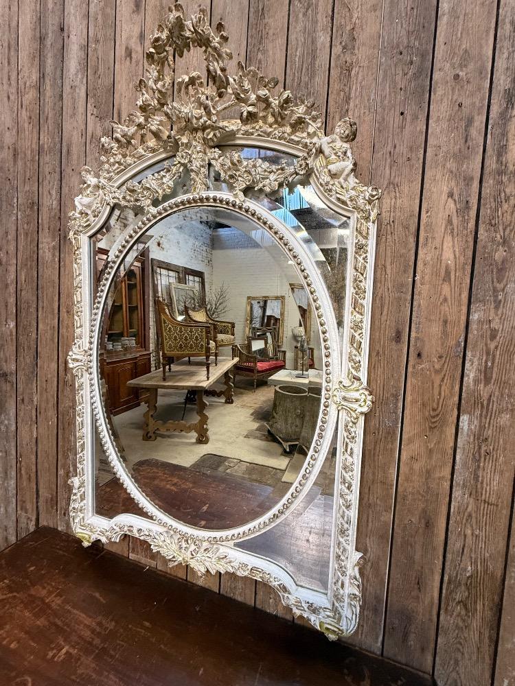 LOUIS XVI STYLE MIRROR, EARLY 20TH CENTURY