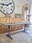 Metal garden table, mid-20th century