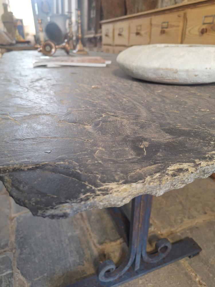 Metal garden table, mid-20th century