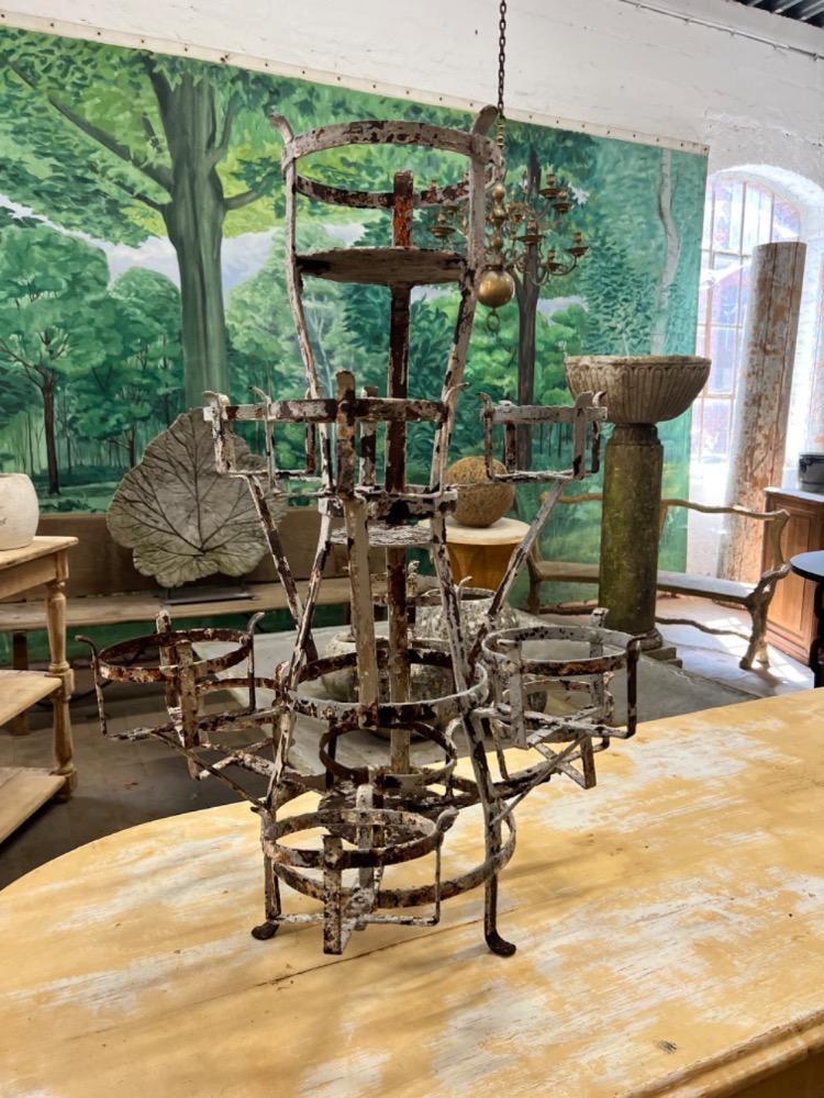 Metal plants holder, early 20th century