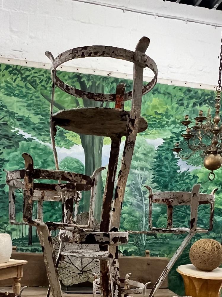 Metal plants holder, early 20th century