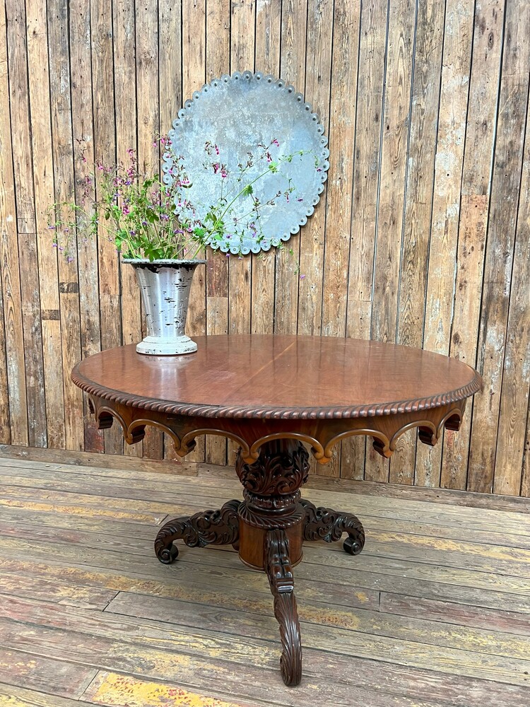 Napoleon III pedestal table, late 19th century