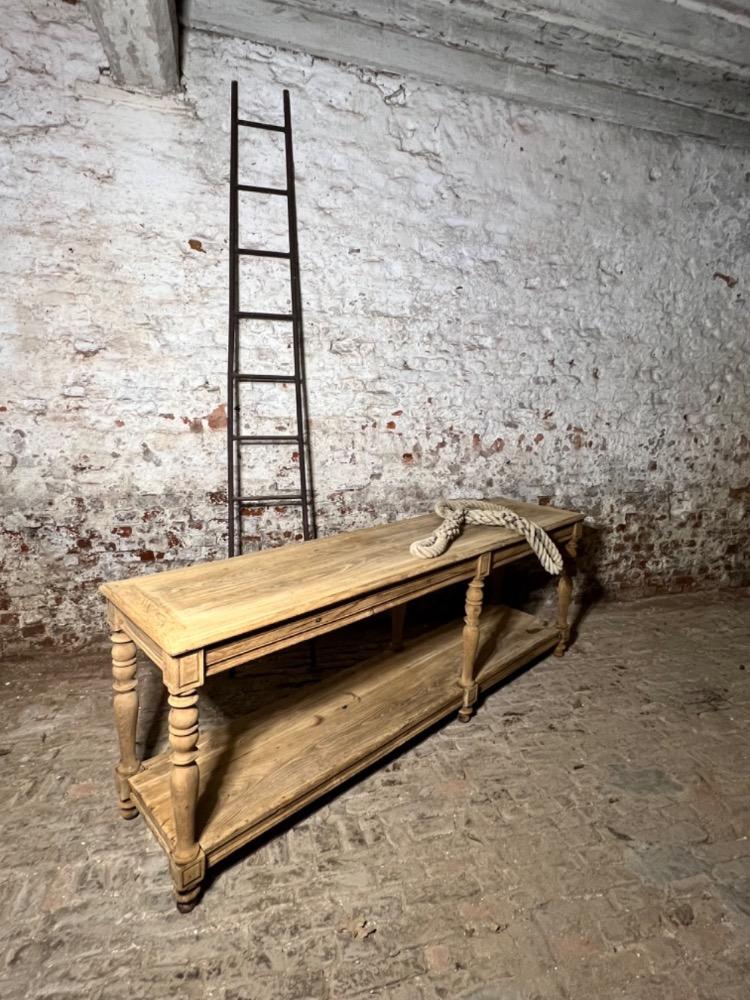 Oak store console, late 19th century