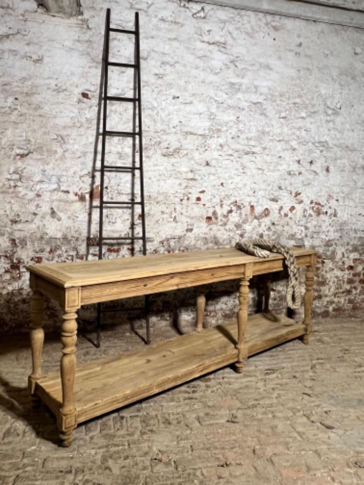 Oak store console, late 19th century