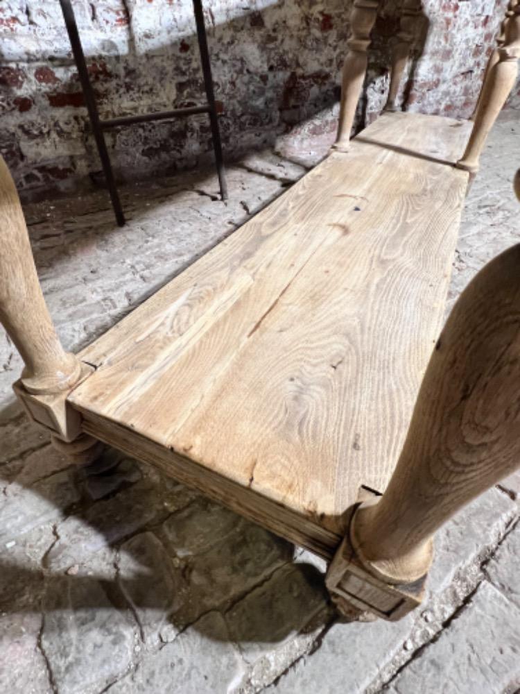 Oak store console, late 19th century