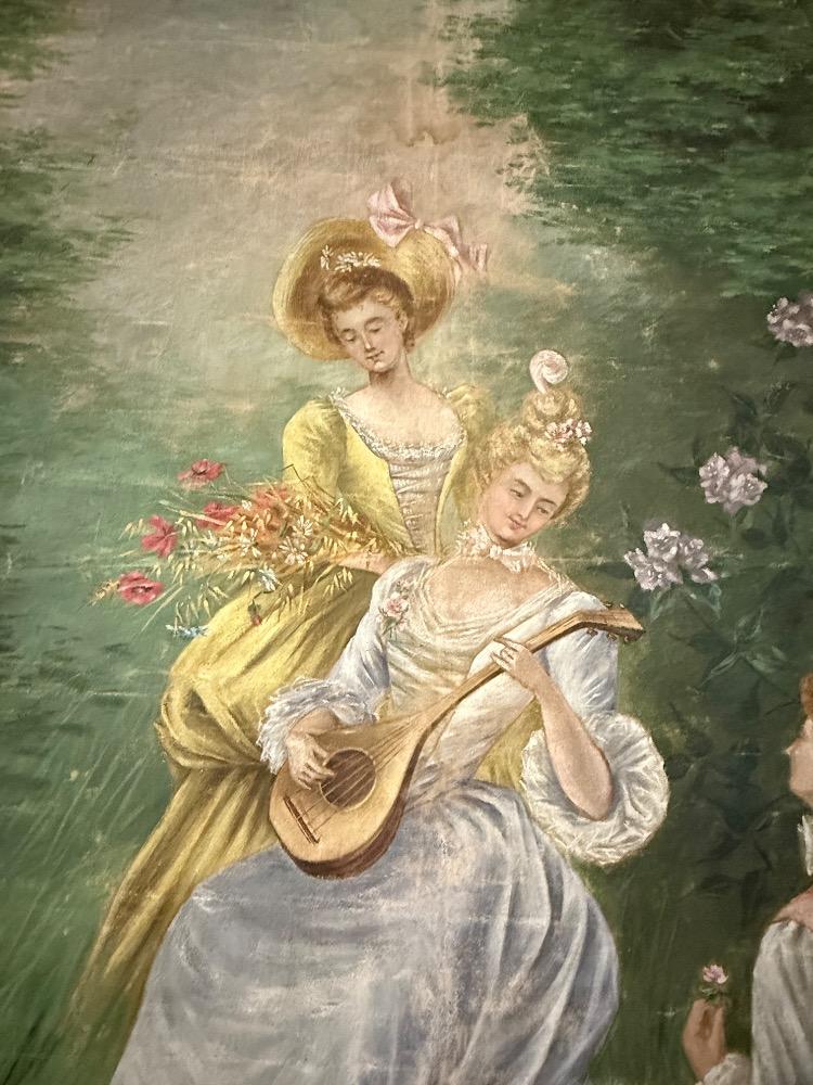 PAINTING ON CANVAS, LATE 19TH CENTURY