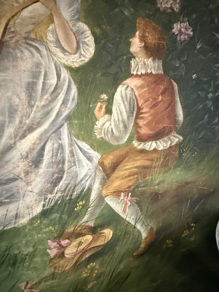 PAINTING ON CANVAS, LATE 19TH CENTURY