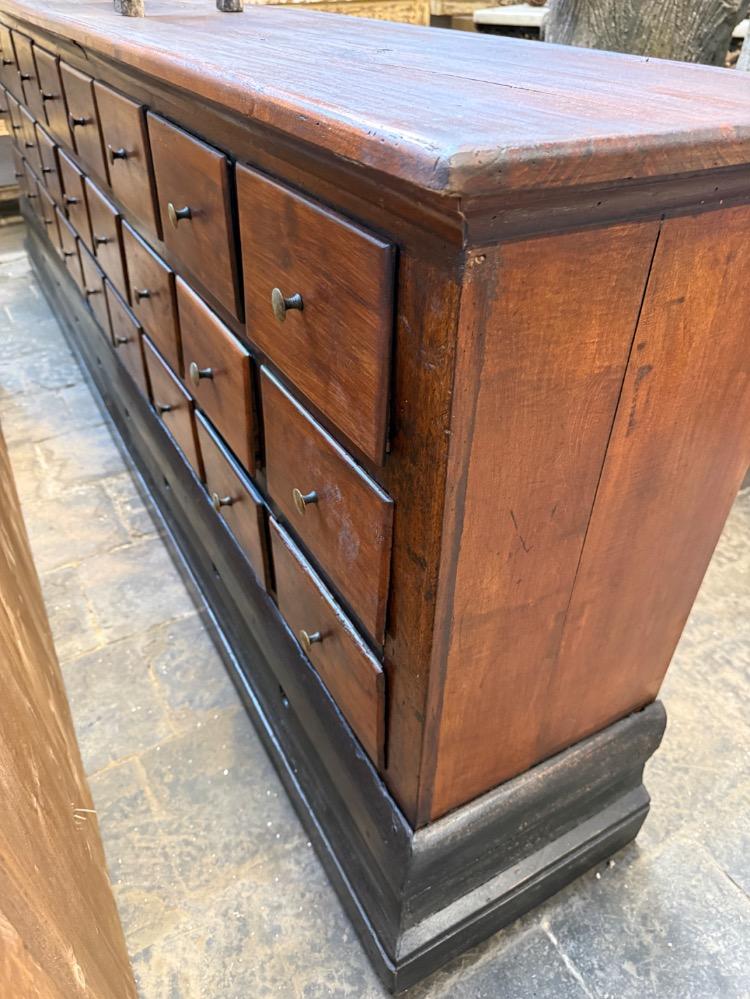 PAIR OF BANK OF DRAWERS, EARLY 19th CENTURY 