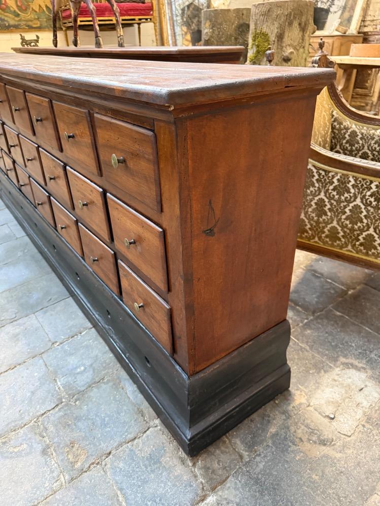 PAIR OF BANK OF DRAWERS, EARLY 19th CENTURY 