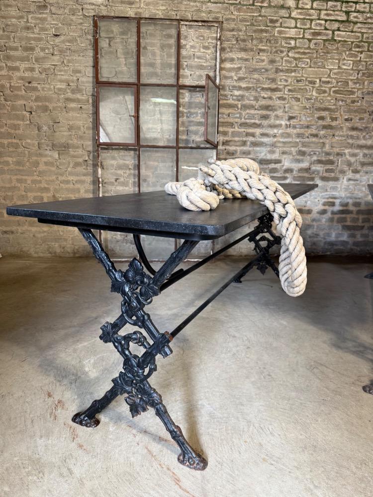 PAIR OF BISTRO TABLES, EARLY 20TH CENTURY