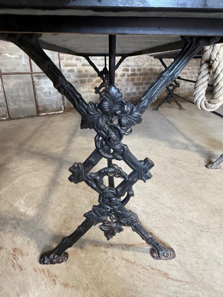PAIR OF BISTRO TABLES, EARLY 20TH CENTURY