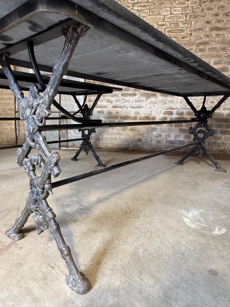 PAIR OF BISTRO TABLES, EARLY 20TH CENTURY