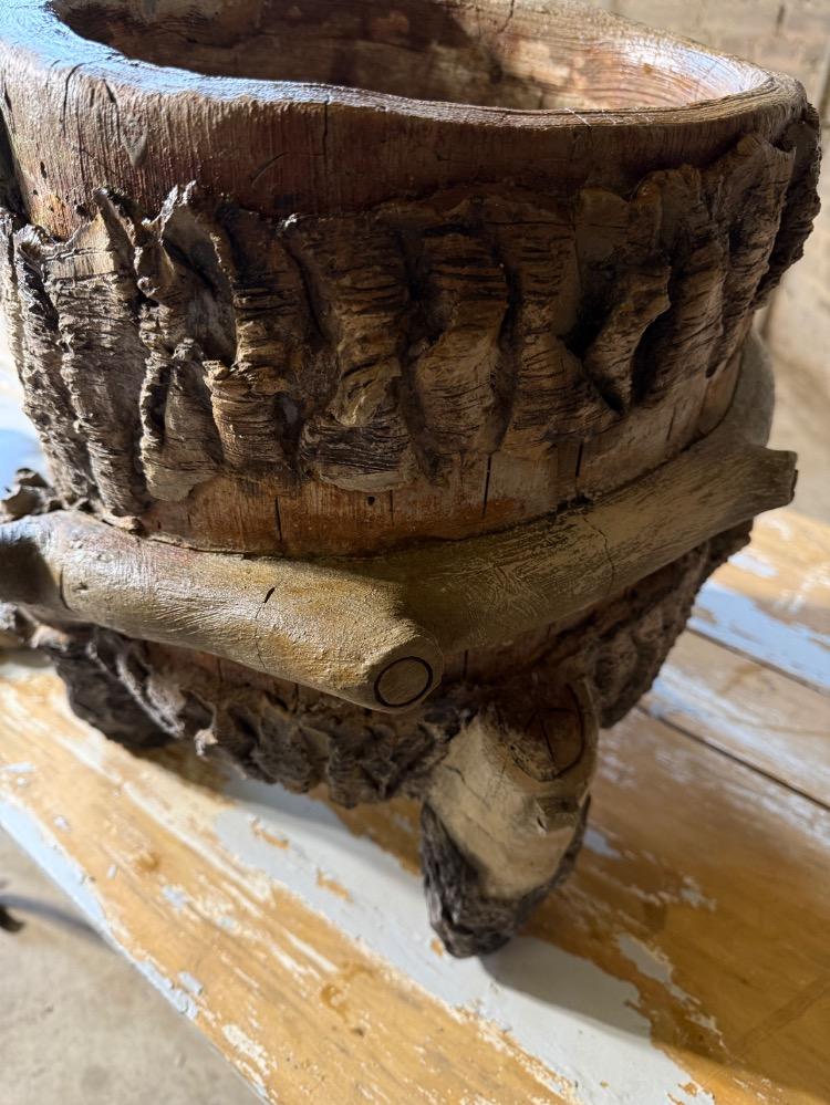 PAIR OF CONCRETE PLANTERS, EARLY 20TH CENTURY