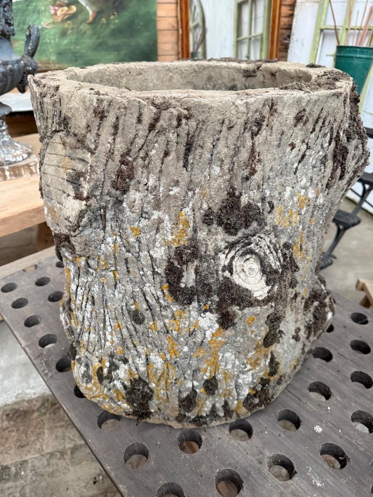 PAIR OF CONCRETE PLANTERS, EARLY 20TH CENTURY