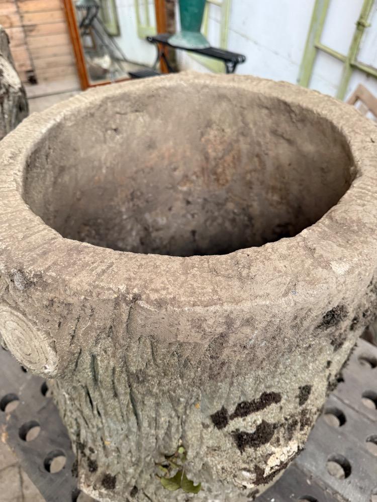 PAIR OF CONCRETE PLANTERS, EARLY 20TH CENTURY