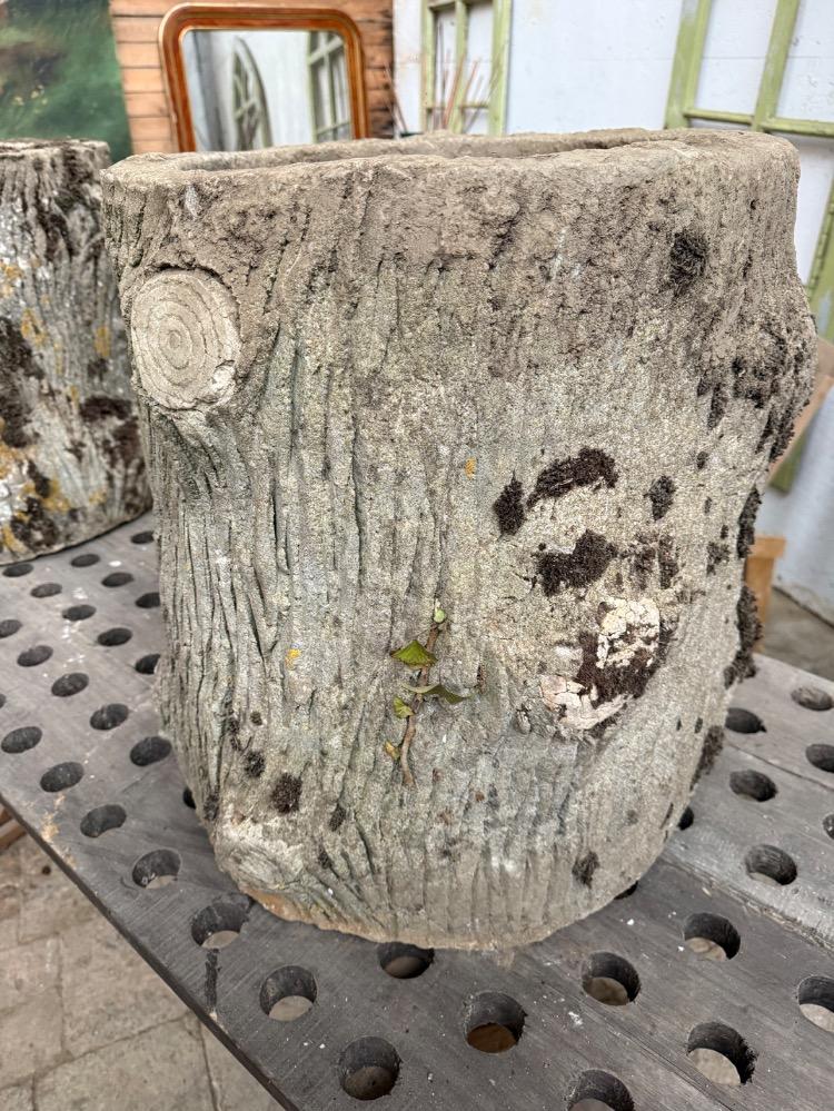 PAIR OF CONCRETE PLANTERS, EARLY 20TH CENTURY