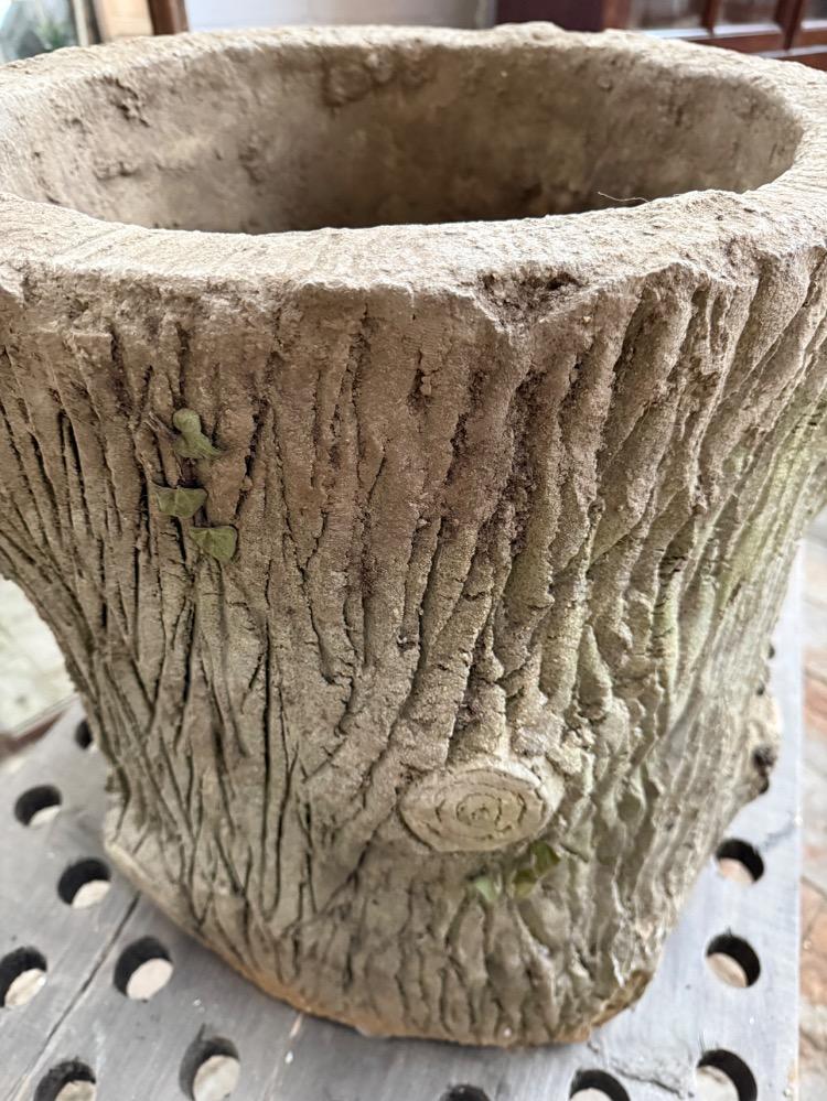 PAIR OF CONCRETE PLANTERS, EARLY 20TH CENTURY