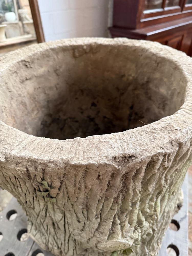 PAIR OF CONCRETE PLANTERS, EARLY 20TH CENTURY