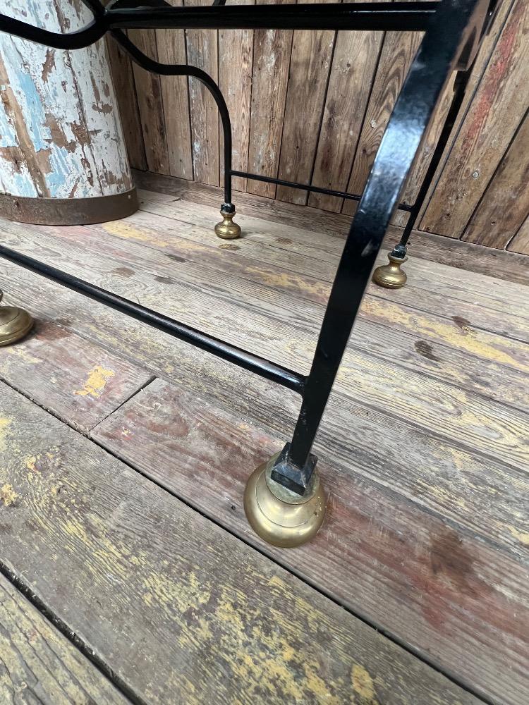 Pair of curule chairs, mid-20th century 