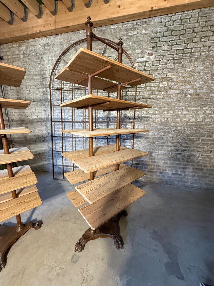 PAIR OF DISPLAY SHELVES, LATE 19TH CENTURY