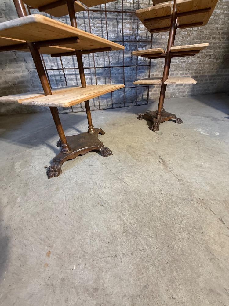 PAIR OF DISPLAY SHELVES, LATE 19TH CENTURY