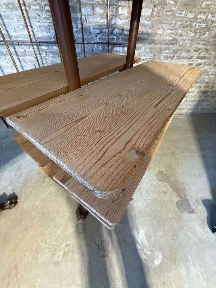 PAIR OF DISPLAY SHELVES, LATE 19TH CENTURY