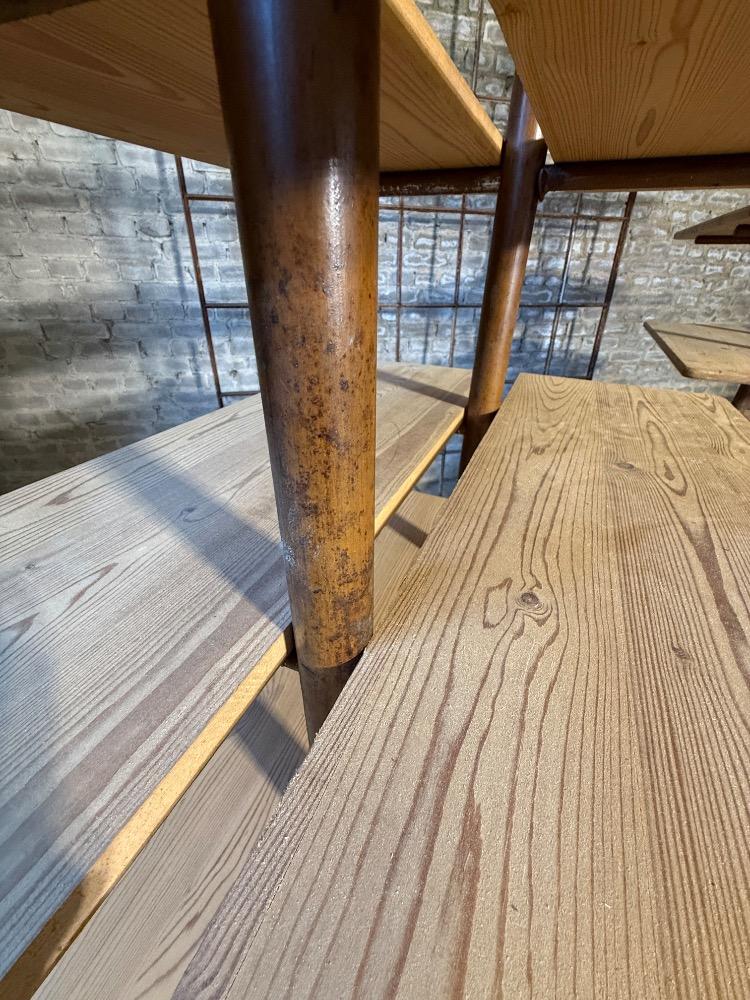 PAIR OF DISPLAY SHELVES, LATE 19TH CENTURY