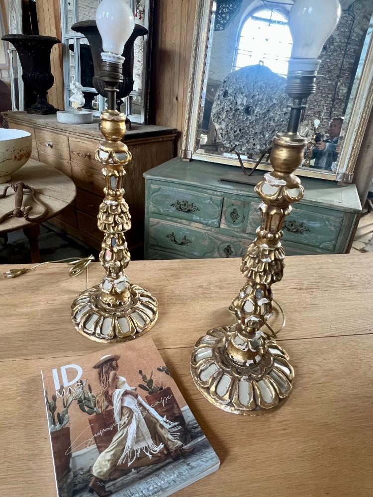 Pair of Italian lamps, circa 1970
