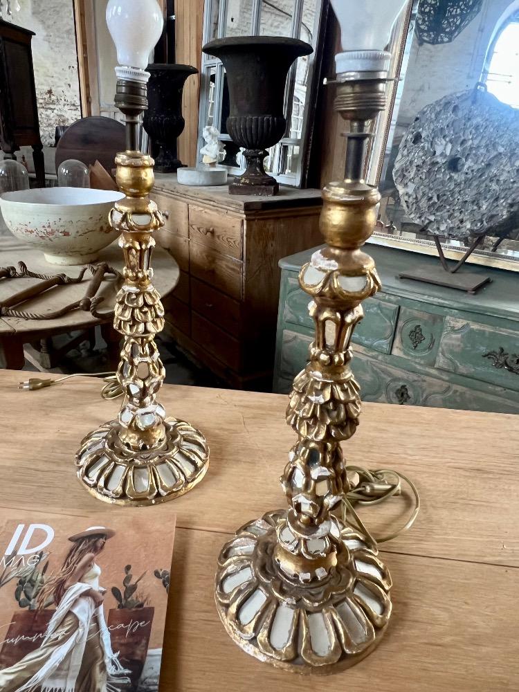Pair of Italian lamps, circa 1970