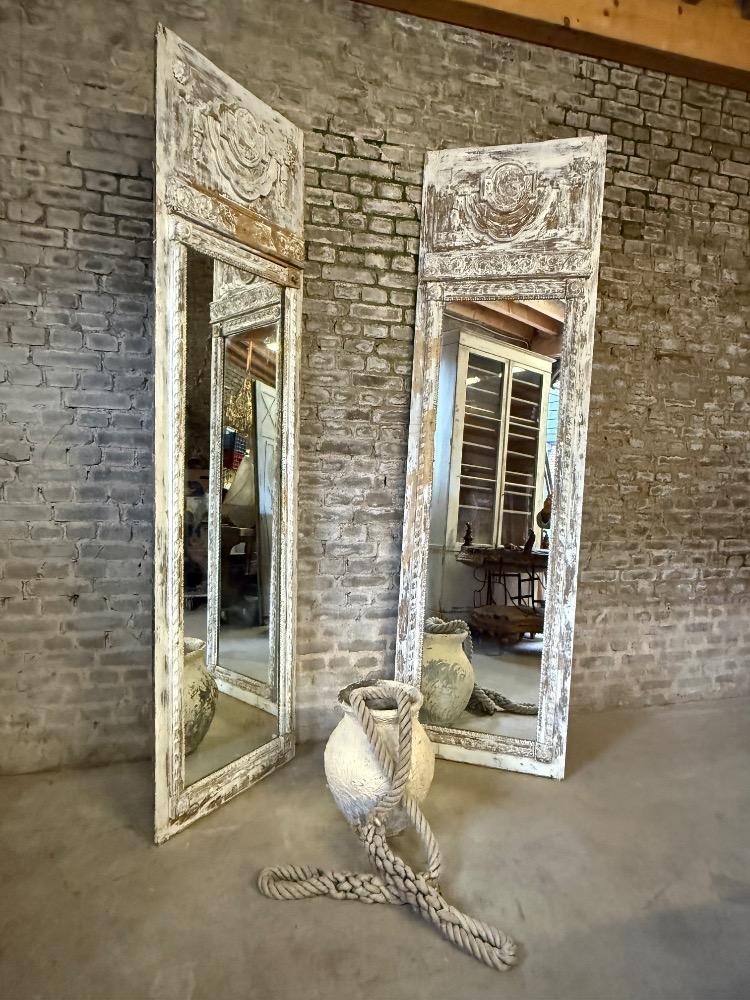 PAIR OF MIRRORS, LATE 19TH CENTURY