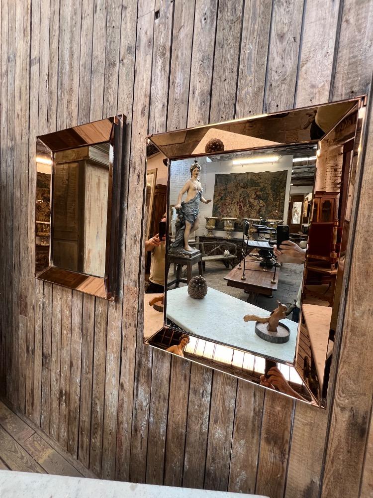 Pair of mirrors, mid-20th century 