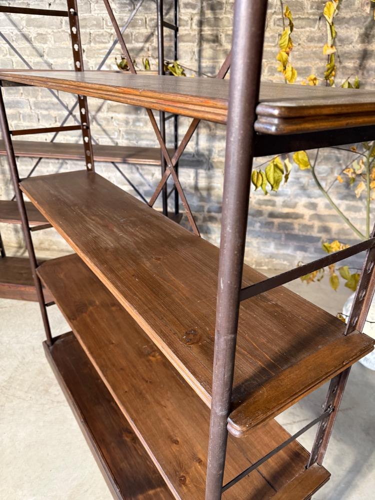 PAIR OF MODULAR SHELVES BY TH. SCHERF, LATE 19TH CENTURY