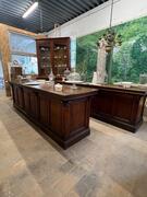 Pair of oak counters, early 20th century 