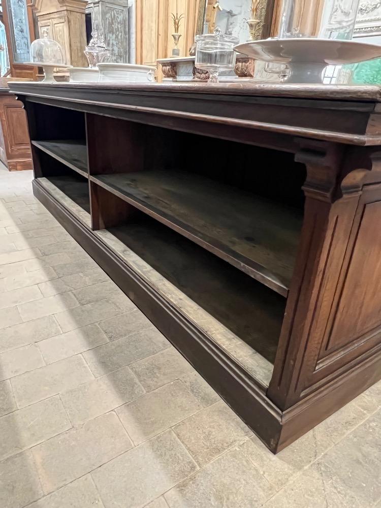 Pair of oak counters, early 20th century 