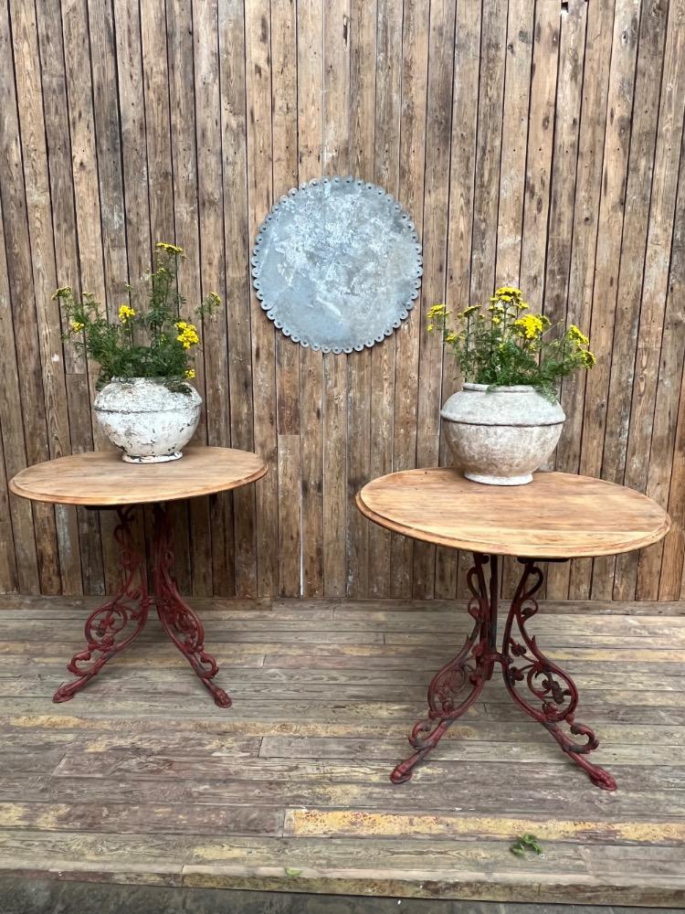 Pair of pedestal tables, late 19th century 