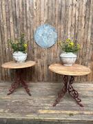 Pair of pedestal tables, late 19th century 