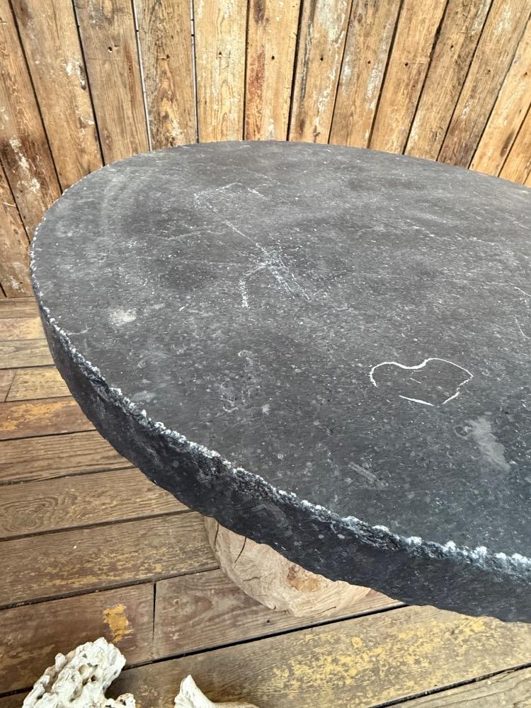Pair of primitive coffee table, 20th century 
