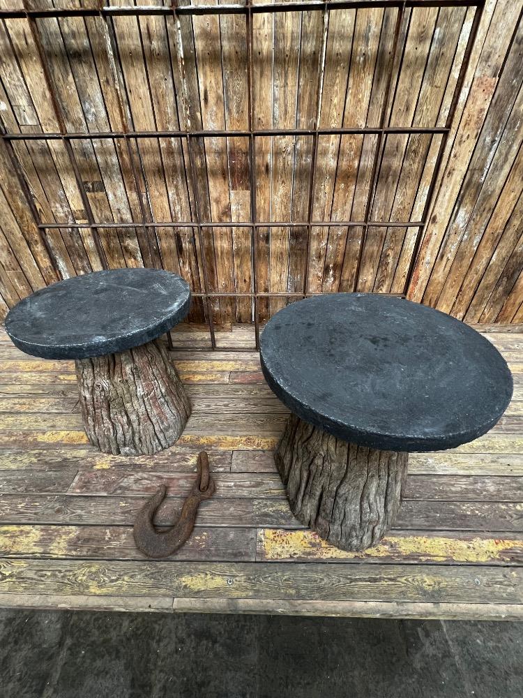 Pair of side tables, mid-20th century 