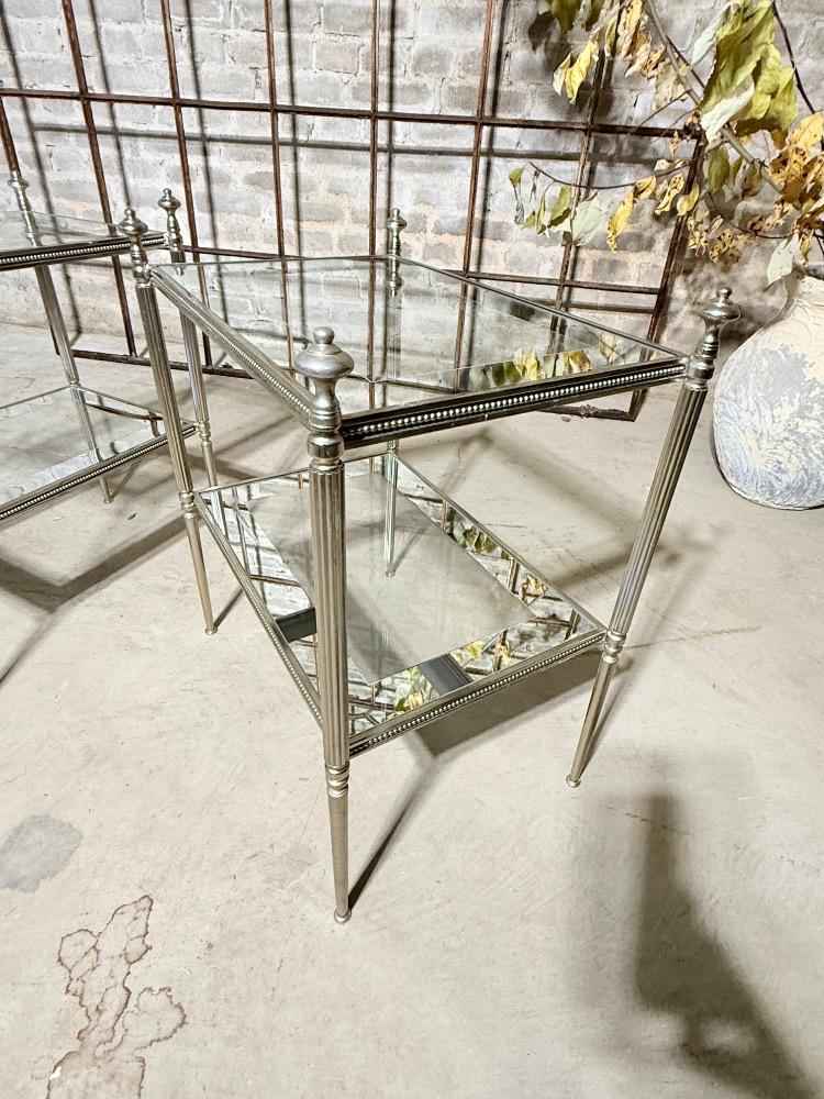 PAIR OF SIDE TABLES, MID-20TH CENTURY