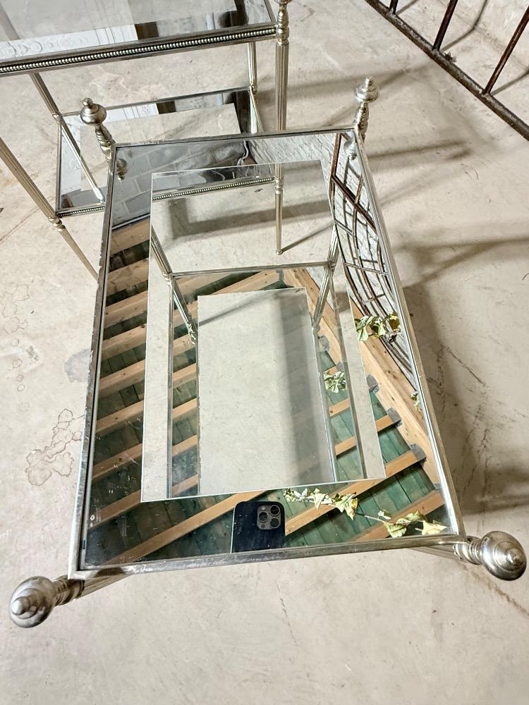 PAIR OF SIDE TABLES, MID-20TH CENTURY