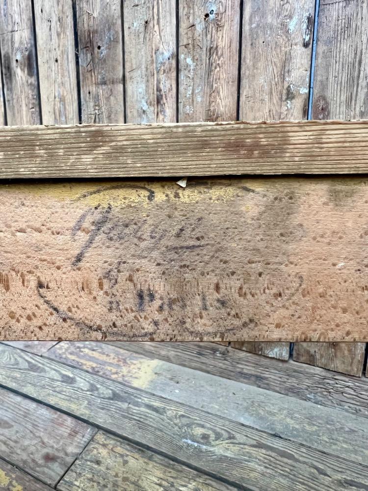 Parisian bench seat, 19th century 